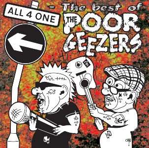 The Poor Geezers - All 4 One - cover